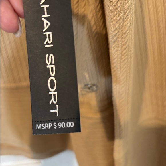 Tahari Sport NWT Knit Cowl Neck Long Sleeves Hi Lo Top - Picture 6 of 6